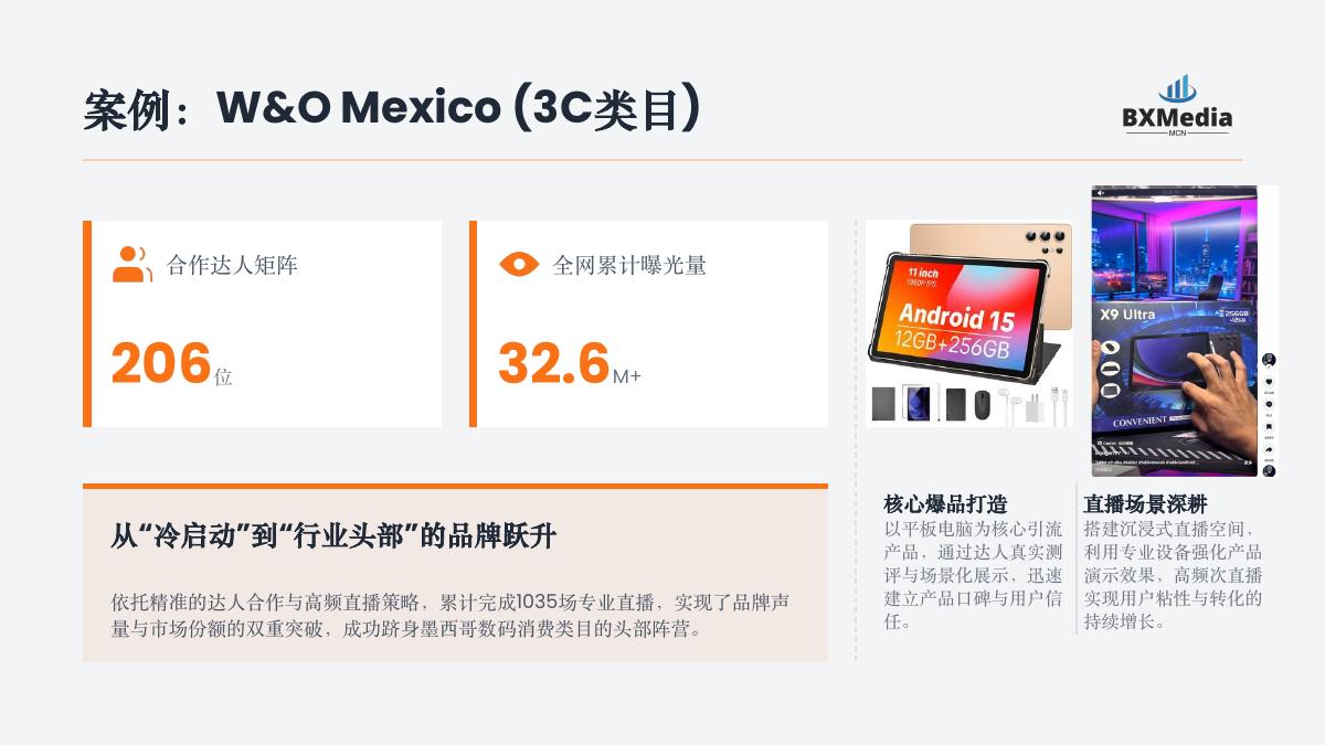 W&O Mexico 3C 类目案例数据